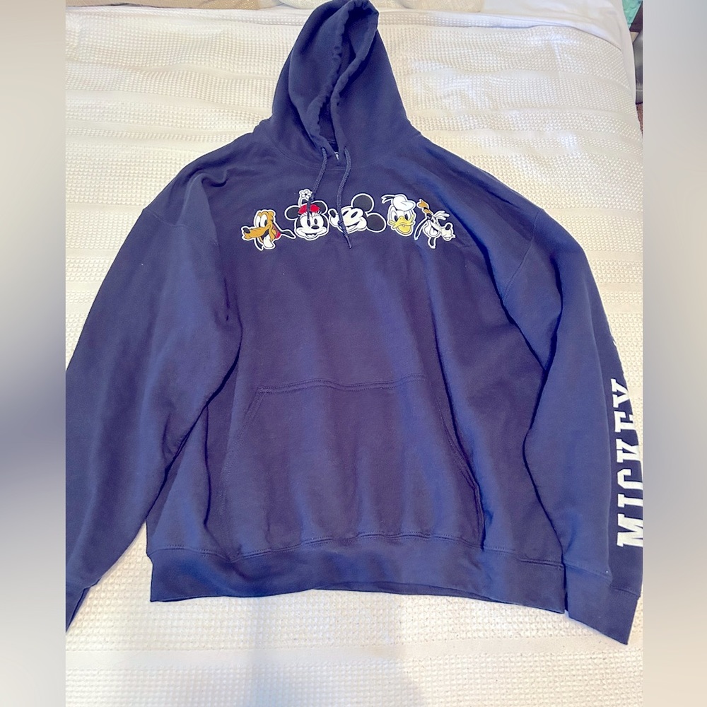 Size Large navy blue Disney hoodie